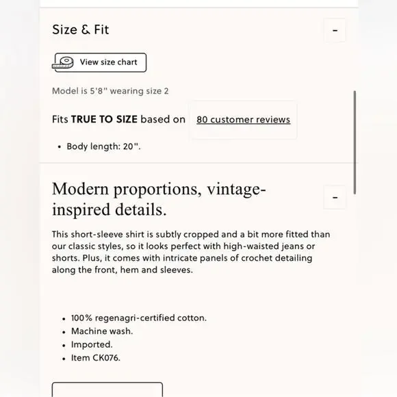 J.Crew Gamine eyelet-trim shirt - Picture 3 of 8